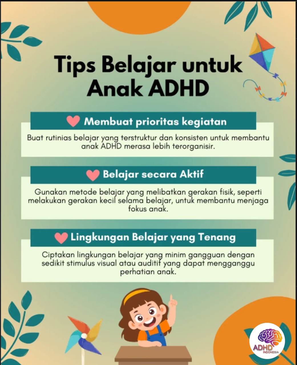 Strategi Belajar yang Cocok untuk Anak ADHD di Kabupaten Batang